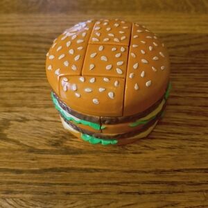 Vintage McDonald’s Hamburger 3D Puzzle Toy - Collectible Food Toy